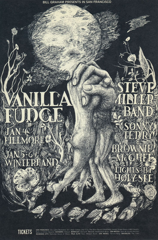BG # 101-1 Vanilla Fudge Fillmore Poster BG101