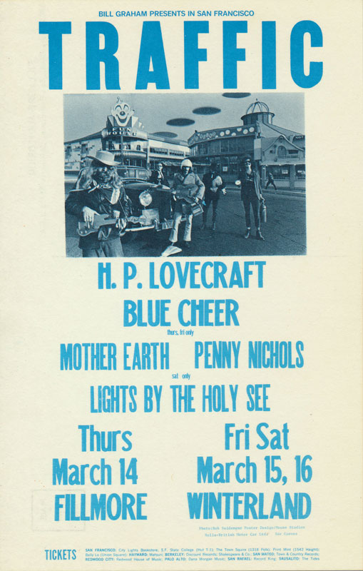 BG # 111-1 Traffic Fillmore Poster BG111