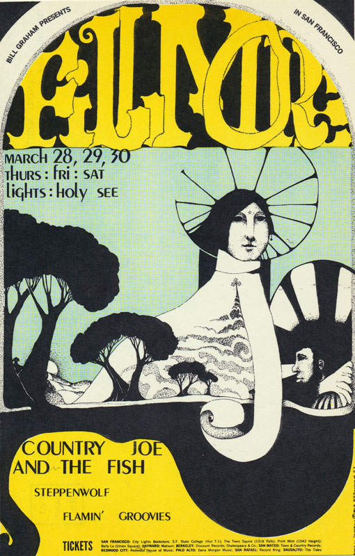 BG # 113-1 Country Joe and the Fish Fillmore Poster BG113