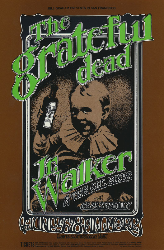 BG # 176-2 Grateful Dead Fillmore Poster BG176