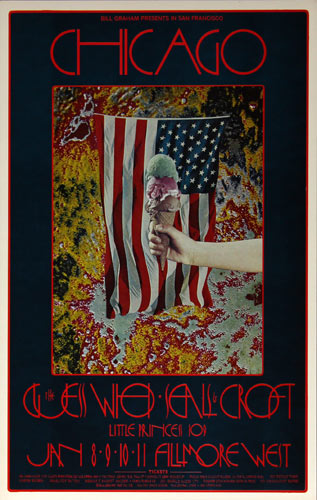 BG # 211-1 Chicago Fillmore Poster BG211