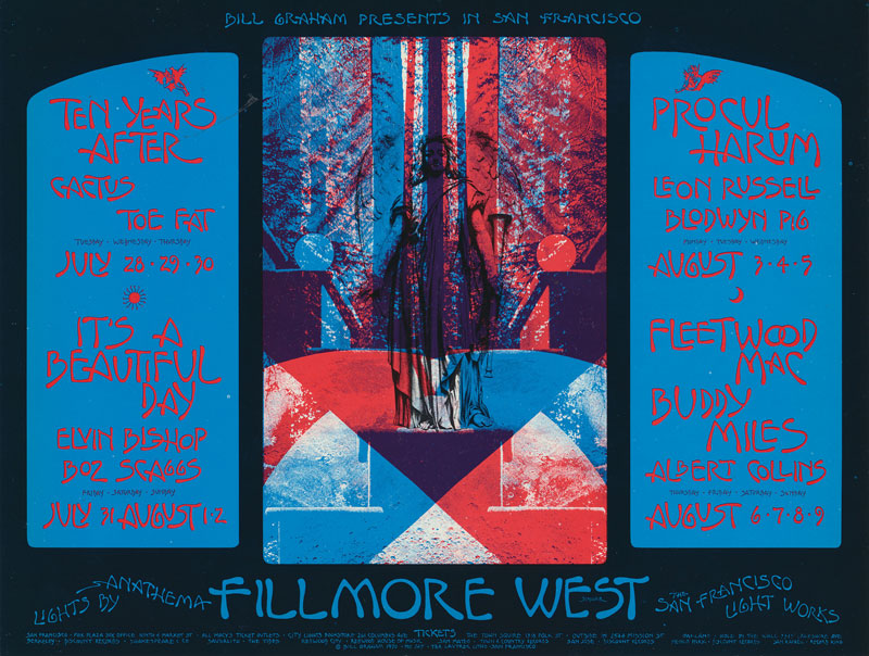 BG # 245 Ten Years After Fillmore postcard - blank back BG245