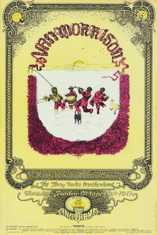 BG # 251-1 Van Morrison Fillmore Poster BG251