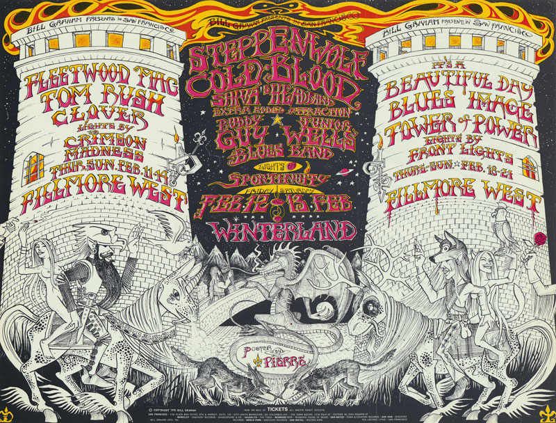 BG # 270-1 Fleetwood Mac Fillmore Poster BG270