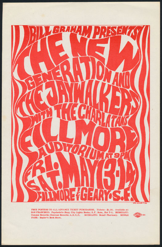 BG # 6 New Generation Fillmore Handbill BG6