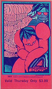 BG # 93 Doors Fillmore Thursday ticket BG93