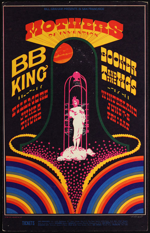 BG # 123-1 Mothers of Invention Fillmore Poster BG123