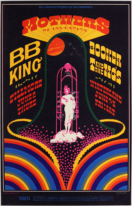 BG # 123-1 Mothers of Invention Fillmore Poster BG123