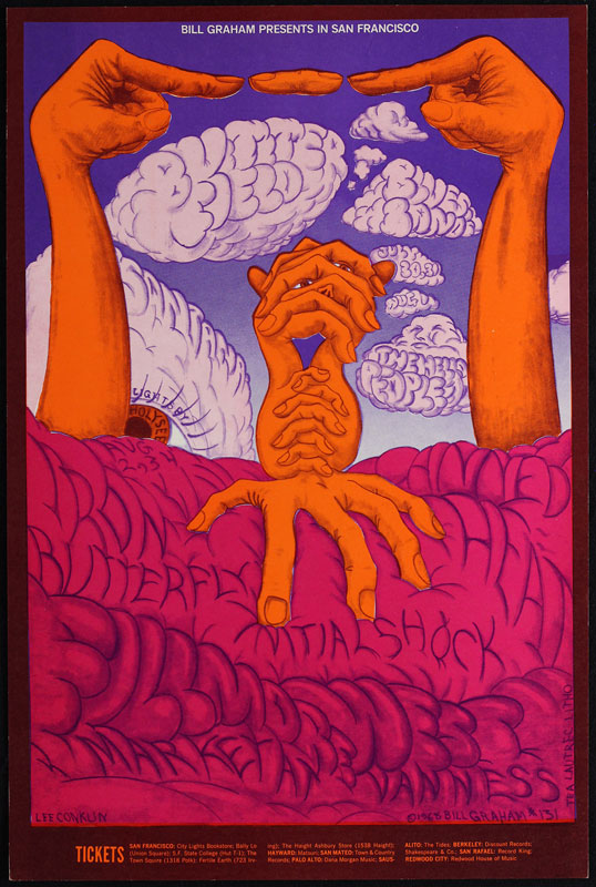 BG # 131-1 Butterfield Blues Band Fillmore Poster BG131