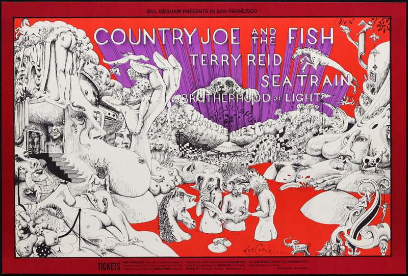 BG # 149-1 Country Joe and the Fish Fillmore Poster BG149