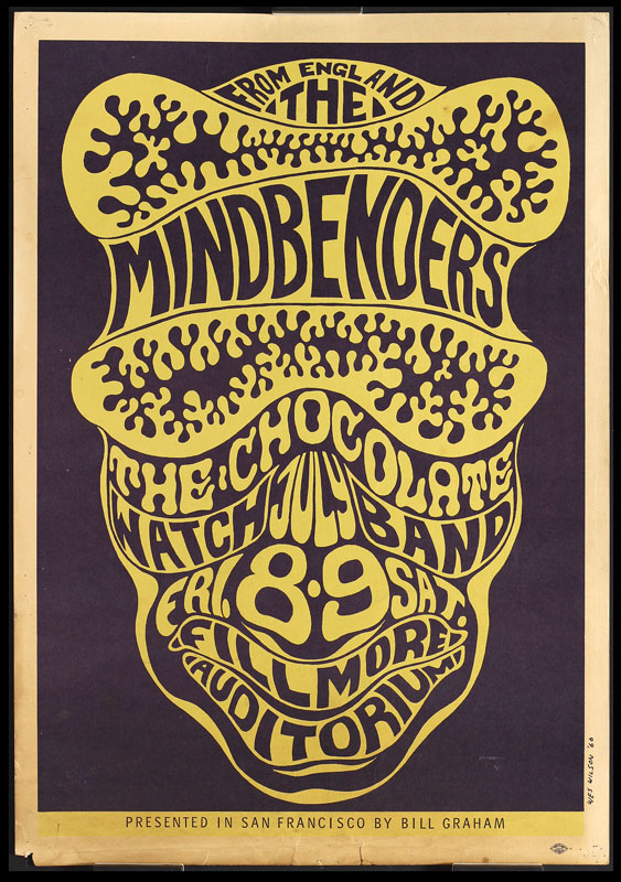 BG # 16-1 Mindbenders Fillmore Poster BG16