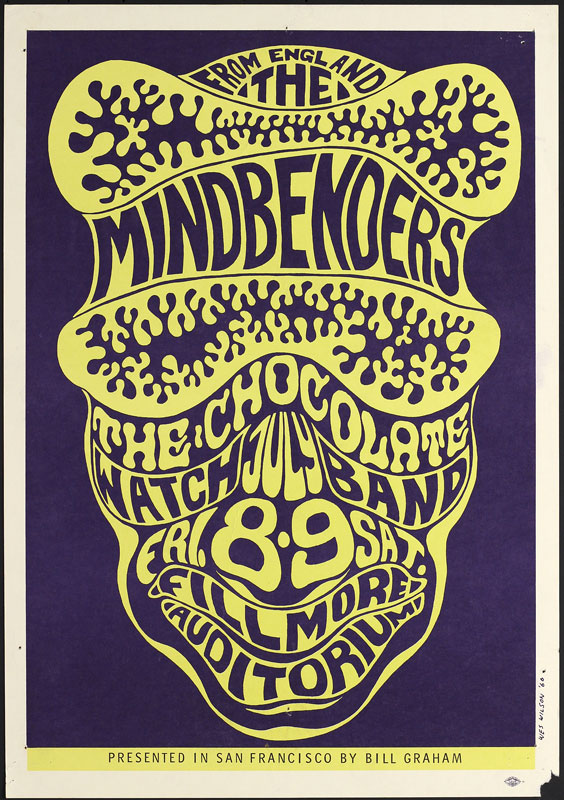 BG # 16-1 Mindbenders Fillmore Poster BG16