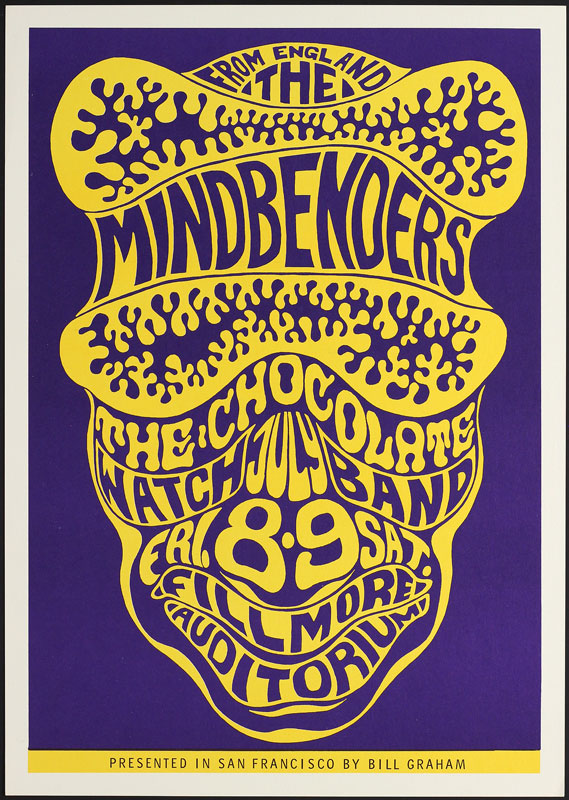 BG # 16-2 Mindbenders Fillmore Poster BG16