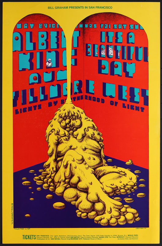 BG # 172-1 Albert King Fillmore Poster BG172