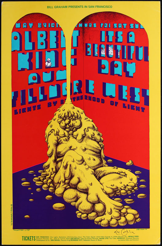 BG # 172-1 Albert King Fillmore Poster BG172