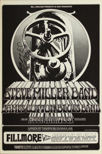 BG # 191-1 Steve Miller Band Fillmore Poster BG191