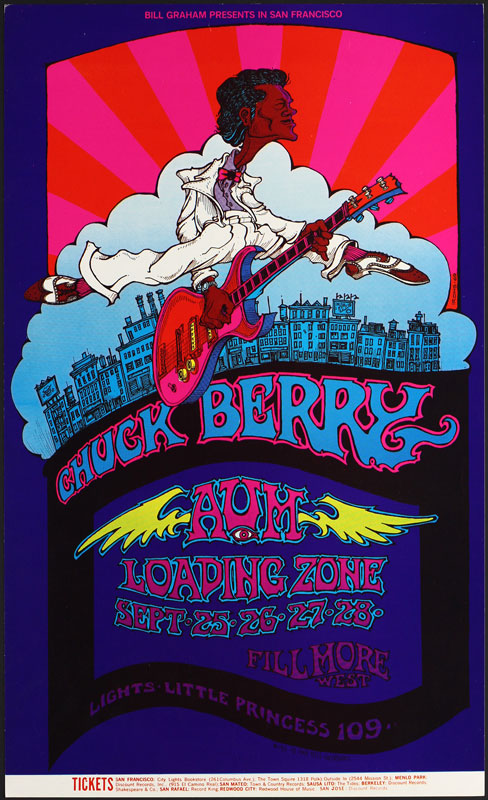 BG # 193-1 Chuck Berry Fillmore Poster BG193