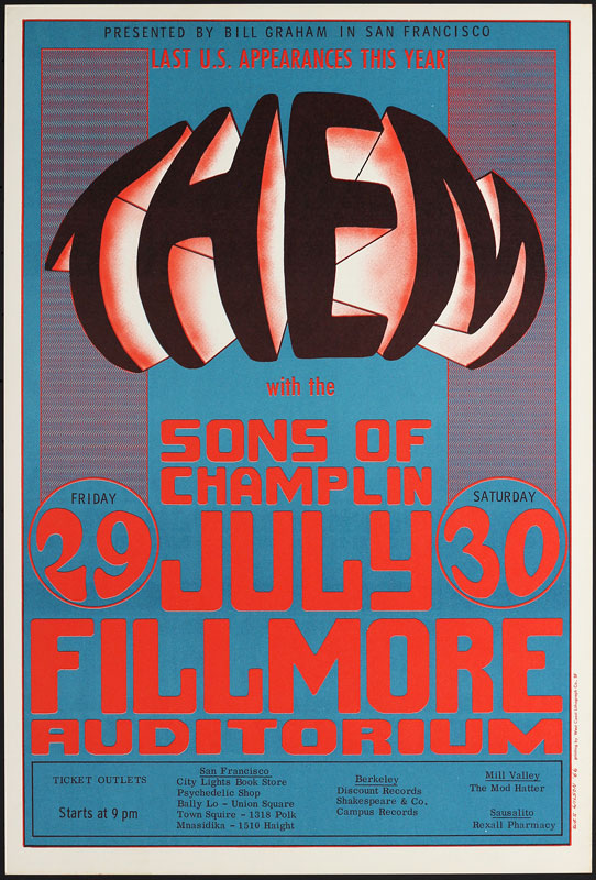 BG # 20-2 Them Fillmore Poster BG20