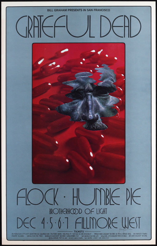 BG # 205-1 Grateful Dead Fillmore Poster BG205