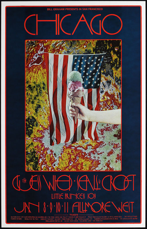 BG # 211-1 Chicago Fillmore Poster BG211