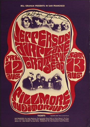 BG # 23-1 Jefferson Airplane Fillmore Poster BG23