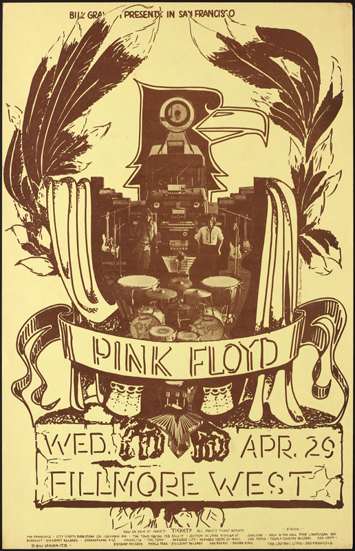 BG # 230-1 Pink Floyd Fillmore Poster BG230