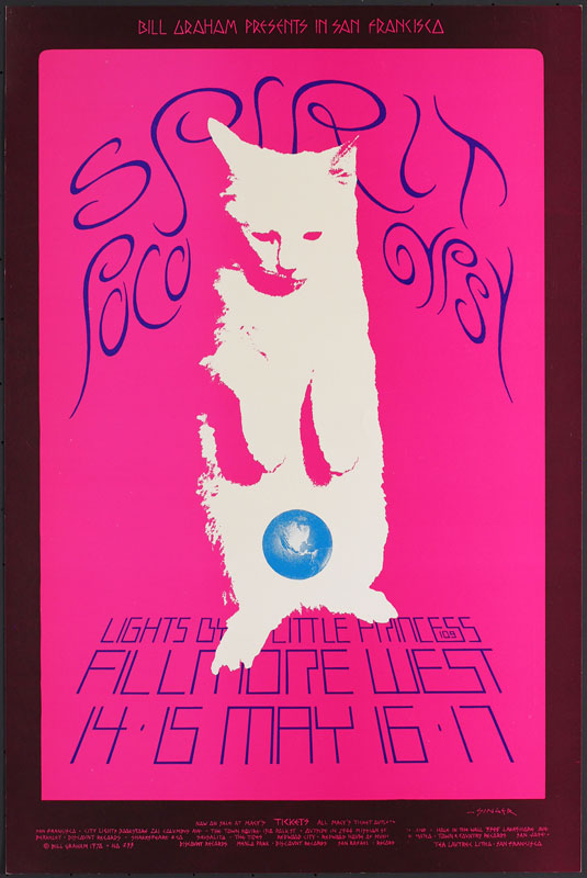 BG # 233-1 Spirit Fillmore Poster BG233