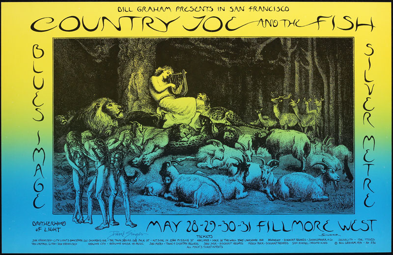 BG # 236-1 Country Joe and the Fish Fillmore Poster BG236
