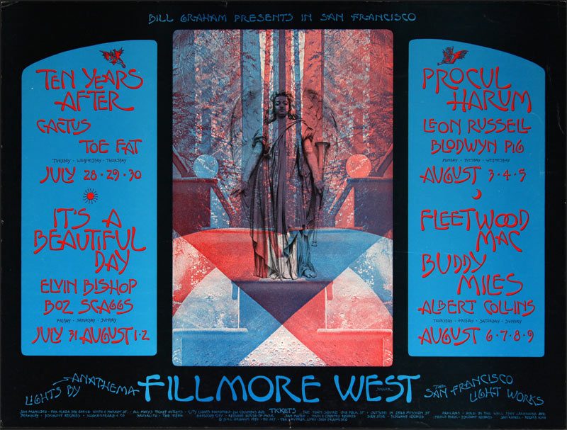 BG # 245-1 Ten Years After Fillmore Poster BG245