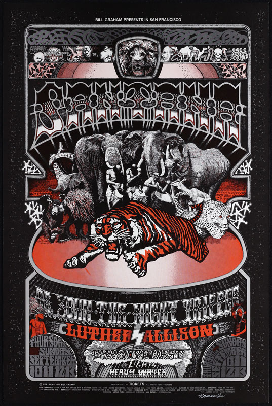 BG # 248-1 Santana Fillmore Poster BG248