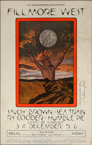 BG # 259-1 Savoy Brown Fillmore Poster BG259