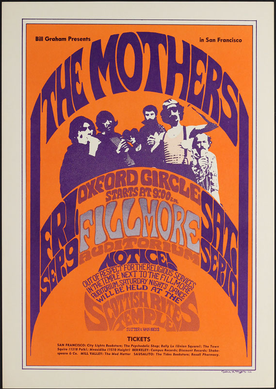 BG # 27-3 Mothers Fillmore Poster BG27