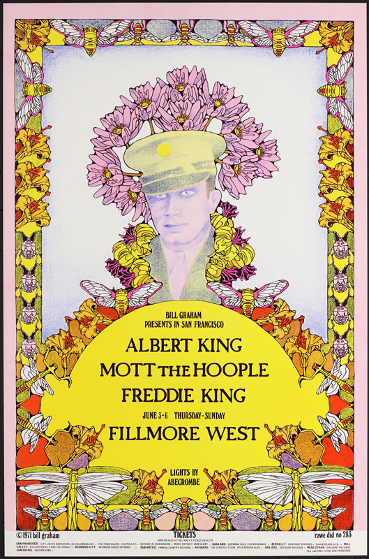 BG # 283-1 Albert King Fillmore Poster BG283