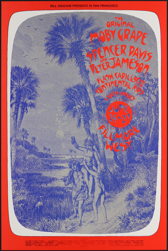 BG # 286-1 Moby Grape Fillmore Poster BG286