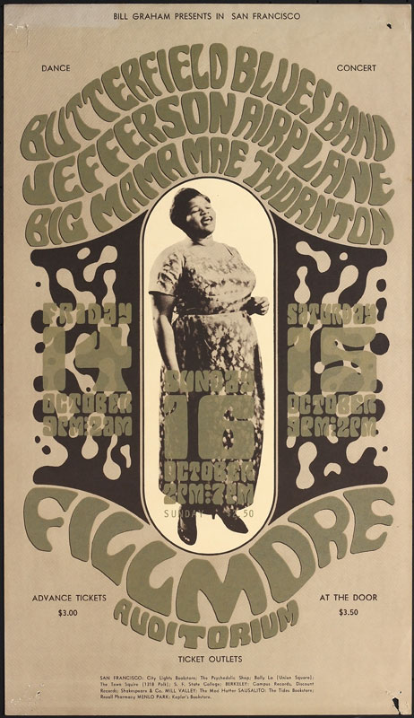 BG # 31-1 Butterfield Blues Band Fillmore Poster BG31