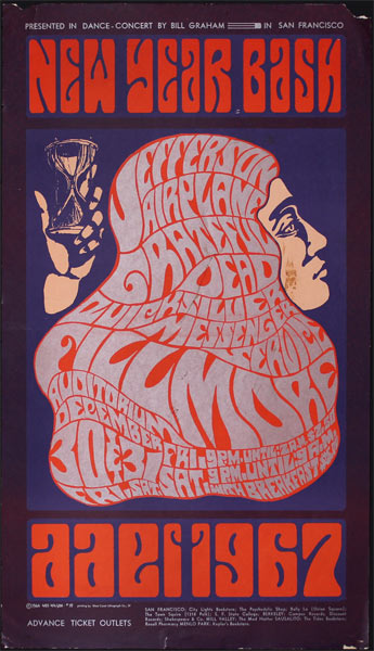 BG # 37-1 Jefferson Airplane Fillmore Poster BG37