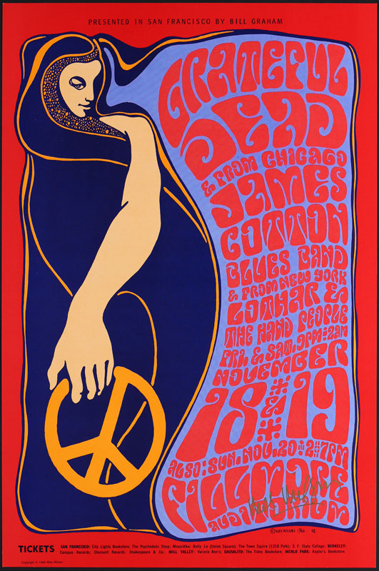 BG # 38-r Grateful Dead Fillmore Poster BG38