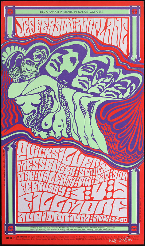 BG # 48-1 Jefferson Airplane Fillmore Poster BG48