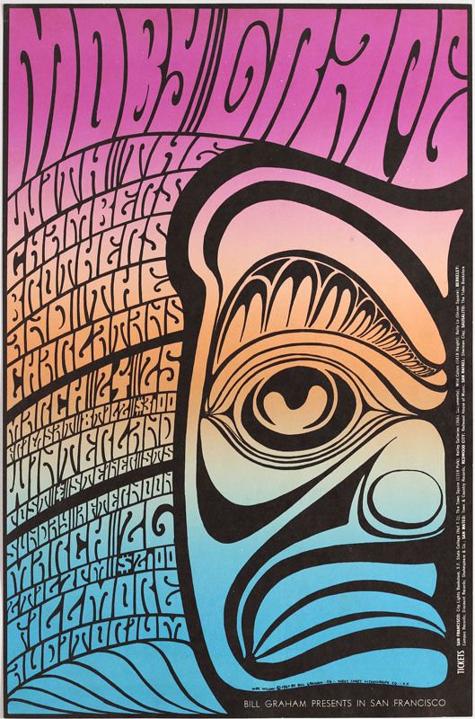 BG # 56-1 Moby Grape Fillmore Poster BG56