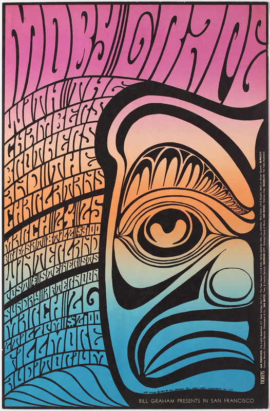 BG # 56-1 Moby Grape Fillmore Poster BG56