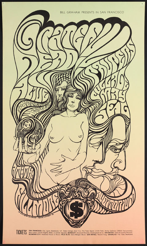 BG # 62-1 Grateful Dead Fillmore Poster BG62