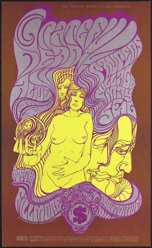 BG # 62-2 Grateful Dead Fillmore Poster BG62