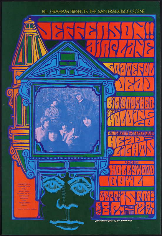 BG # 81-1 Jefferson Airplane Fillmore Poster BG81