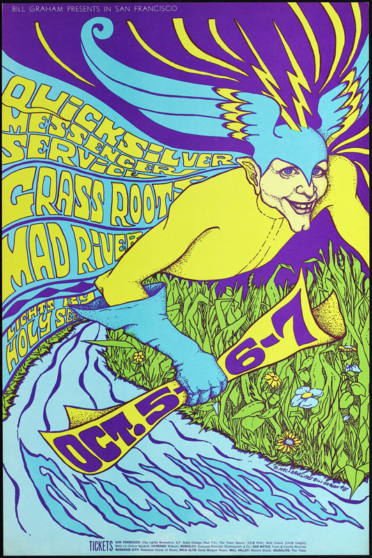 BG # 87-1 Quicksilver Messenger Service Fillmore Poster BG87