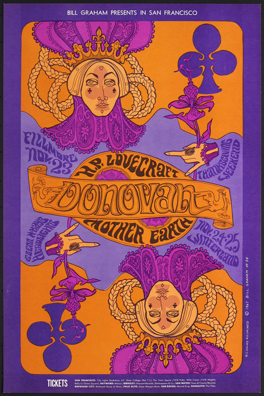 BG # 94-1 Donovan Fillmore Poster BG94
