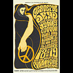 BG # 38 Grateful Dead Fillmore postcard - stamp back BG38
