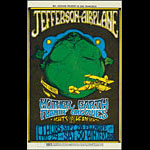 BG # 85 Jefferson Airplane Fillmore postcard - stamp back BG85