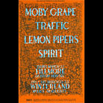 BG # 112 Moby Grape Fillmore postcard - stamp back BG112