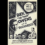 BG # 140A Buck Owens & his Buckaroos Fillmore postcard - blank back BG140A