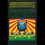 BG # 141 Iron Butterfly Fillmore postcard - stamp back BG141